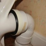 Fuite d’eau sur pipe de sortie de WC