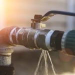 fuite d'eau après compteur